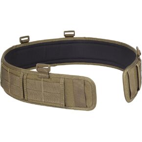 Elite Survival Systems Sidewinder-Slim Padded MOLLE Battle Belt (Coyote, Medium)