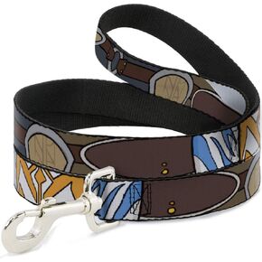 Buckle-Down Star Wars Pet Leash, Dog Leash, Star Wars The Clone Wars Ahsoka Tano Bounding Elements, 4 Feet Long 1.5 Inch Wide