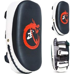 Curved Muay Thai Pad Kicking Shield Training Equipment Kick Muay Thai Pad Kickboxing Strike Coaching Martial Arts