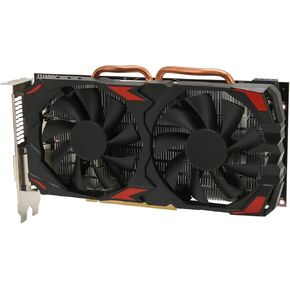RX 580 Gaming Graphics Card, Fan 256bit 8GB GDDR5, 60Hz Output 4K Resolution, 16 PCI Express 3.0 Gaming Graphics Card for Home Office