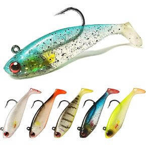 Fishing Lures Baits Tackle Kit, Tackle Box with Tackle Included, 6/323/430pcs Fishing Accessories Kit, Fishing Hooks, Fishing Weights, Spinner Blade, Fishing Gear
