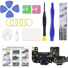 for Moto G Stylus 2023 5G USB Charging Port Replacement, Type C Dock Board Connector for G Stylus 2023 5G Version XT2315 (Not for 4G XT2317), with Tools & Instruction