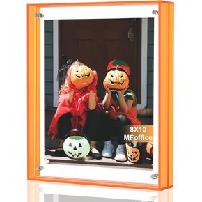5x7 Picture Frame - Stunning Color Acrylic Photo Frame - Use as 5x7, 5x5, 4x6 Picture Frame and Acrylic Decorative Tray - Horizontal and Vertical Formats for Tabletop Display, Black, 1Pack in Kuwait