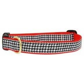 Up Country Houndstooth Pattern Dog Collar, Large (15 To 21 inches) 1 Inch Wide Width