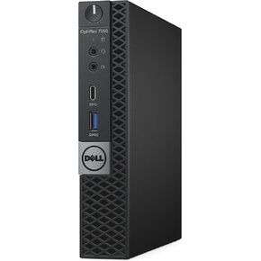Dell OptiPlex 7050 Micro Form Factor Desktop Computer, Intel Core i5-7500T, 8GB DDR4, 500GB Hard Drive, Windows 10 Pro (JXKHY) (Renewed)