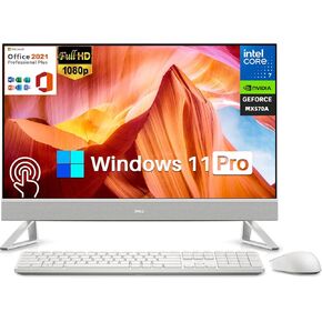 Dell Inspiron 7730 27" FHD Touchscreen All-in-One Desktop PC, Intel 10-Core 7-150U, 64 GB RAM, 2 TB SSD, GeForce MX570A, WiFi 6E, Wireless KB & Mouse, Win 11 Pro, Microsoft Office Lifetime License