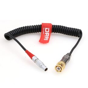 DRRI Ambient Recording LTC-Out Lockit Timecode Out Cable 5pin to BNC (كابل ملفوف)