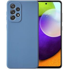 Compatible with Samsung Galaxy A52 or A52 5G or A52s 5G Soft Liquid Silicone Gel Cell Phone Mobile Basic Back Case Cover (Orange)