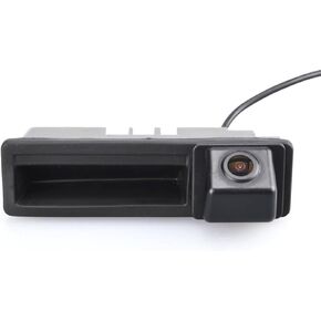 Vehicle Camera Integrated into Case Handle Rear View Camera Trunk Handle Backup Camera Replacement for Audi A6L/Q7/A3 8P 8V /A4 B6 B7/A6L/8E /S5 (No.01678=110x30 mm)