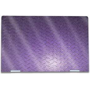 Glossy Glitter Laptop Skin Compatible with HP Envy x360 15.6" (2023) - Purple Diamond Plate - Premium 3M Vinyl Protective Wrap Decal Cover - Easy to Apply | Crafted in The USA by MightySkins