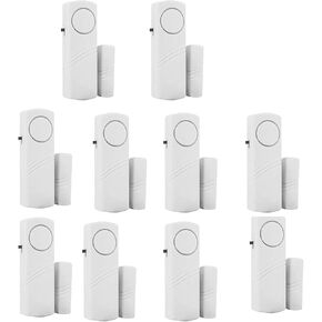 10 Pack Window Alarm Door Magnetic Sensor Alarm for Home Security System, Pool Door Alarm for Kids Safety Toddler Door Open Alarm Sensor