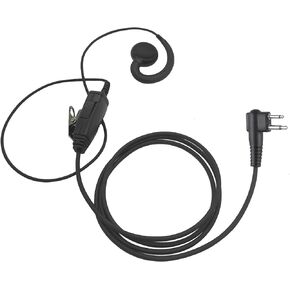 C Style Swivel Headset Earpiece Ptt Mic 1-Wire C-Shape Ear Piece for Motorola hkln4604 hkln4604a hkln4604b rdm2070d gp2000 xu1100 pro1150 mu12 Radio rdu4100 cls1110 mag one bpr40 cls1410