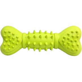Natural Rubber Dog Bones Toy,Dog Toys for Aggressive Chewers, Dog Teeth Cleaning Dog Toothbrush ToyInteractive Tough Durable Dog Toys