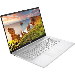 HP 17 inch Laptop for Business and Students, 17.3" FHD Display, AMD Ryzen 5 5500U(Beat i7-11370H), 16GB RAM, 1TB SSD, Fingerprint Reader, WiFi, HDMI, USB-C, Webcam, Win11, BWE Accessories