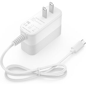 5V 3A Charger for Google Mesh Home WiFi System Power Cord for Google WiFi Replacement AC Adapter Fits for Many USB Type C Jack Electronic Devices