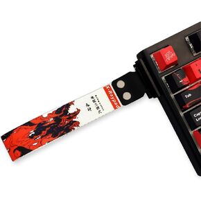 Teru x X-raypad Cerberus keyboard straps - Enhanced Skeleton: Cerberus Special Edition Edition Keyboard Accessories Customized Keyboard Keycap Sets strap, Suitable for various keyboards, removable.