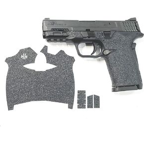 Handleitgrips Gun Grip Tape Compatible with Smith and Wesson Shield EZ 9mm - Black Textured Rubber Pistol Grip Tape, Easy Installation, Gun Parts & Accessories, Veteran Owned, Made in The USA