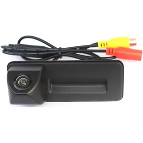 HD Color CCD Waterproof Vehicle Car Rear View Backup Camera, 170° Viewing Angle Reversing Camera for VW Skoda Superb Yeti Fabia Octavia Audi A1 (NO.2 HD Camera LS8012)