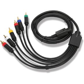 كابل مركب متعدد الوظائف RGB Rgbs مع ثبات قوي ومرونة عالية، 4 رؤوس BNC، مصنوع من مناسب لشاشات Crt، لـ NGC، لـ N64 in Kuwait