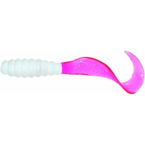 Mister Twister 3" Meeny Tail, White,Firetail
