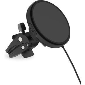 Mous - MagSafe Compatible Wireless Charging Car Vent Mount - MagSafe Compatible Car Holder and Charger