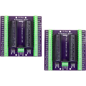 2pcs Breakout Board for PICO GPIO 1 into 3 Screw Termijnal Expansion Board Compatible with Raspberry Pi Pico/Pico H/Pico W