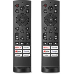 2 PC Replacement Remote Control for Hisense ERF3A90 TV Remote, Universal for Hisense Android/Google Smart TV Remote,No Voice