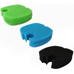 Aquarium Canister Filter Pad Sponges Compatible with SUNSUN HW-304B/404B/704B/3000 CF500 Filter Pads Bio Sponges (9 Pcs)