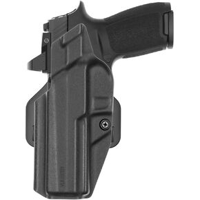 Tulster OWB Range+ Paddle Holster in Left Hand fits: Sig Sauer P320 Full Size 9/40 | Optic Cut Outside The Waistband Open Carry Kydex Paddle Holster