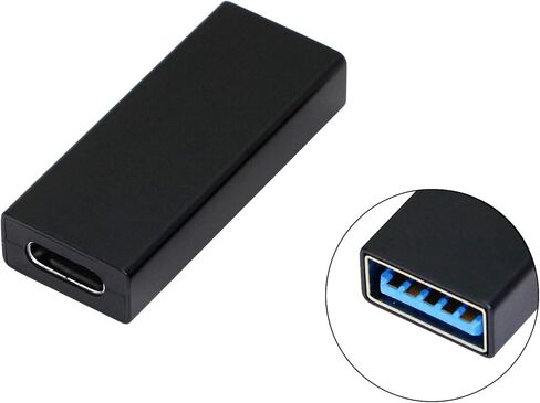 CERRXIAN USB C 3.1 أنثى إلى USB 3.0 نوع A أنثى محول على الوجهين 5 جيجابت في الثانية يدعم مزامنة البيانات والشحن (FF) in Saudi Arabia