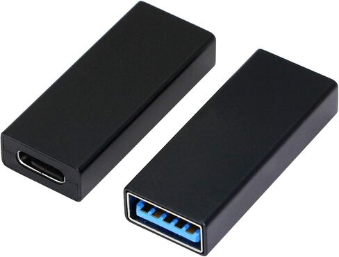 CERRXIAN USB C 3.1 أنثى إلى USB 3.0 نوع A أنثى محول على الوجهين 5 جيجابت في الثانية يدعم مزامنة البيانات والشحن (FF) in Saudi Arabia