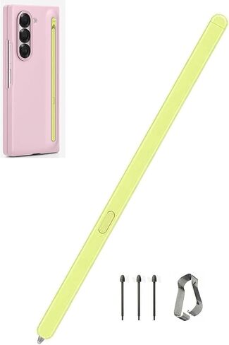 Galaxy Z Fold 6 Pen Fold Edition, Slim 1.5mm Pen Tip, 4,096 Pressure Levels with Anti-Mistouch Technology, Compatible with Samsung Galaxy Z Fold 6/Fold 5/Fold 4/Fold 3 + Tips/Nibs (Pink) in Saudi Arabia