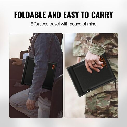 VEVOR Faraday Bags, 4 Pack Faraday Pouch Set for Laptop (16.9x15), Tablet (13x10.2), Phone (7.87x4.7) & Radio (10.6x7.8), Fireproof Signal Blocking Holder, Anti-Theft & Anti-Hacking Pouch Blocker in Saudi Arabia