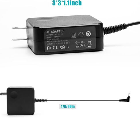 65W 45W AC Charger Fit for Lenovo ideapad 100 100S 110 110S 130 130S V14 V15 V17 V110 V140 V145 V155 V320 V340 Laptop Power Supply Adapter Cord in Saudi Arabia