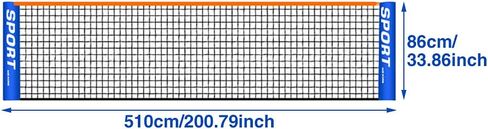 Badminton Pickleball Net,Portable Badminton Net for Tennis,Soccer,Polyester Badminton Net Replacement Indoor/Outdoor Fun Sports Net Garden, Court Beach Backyard in Saudi Arabia