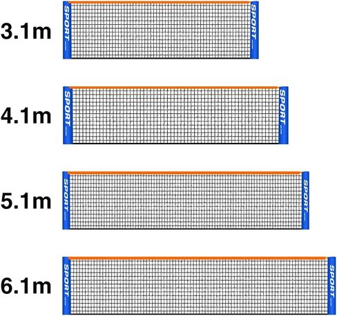 Badminton Pickleball Net,Portable Badminton Net for Tennis,Soccer,Polyester Badminton Net Replacement Indoor/Outdoor Fun Sports Net Garden, Court Beach Backyard in Saudi Arabia