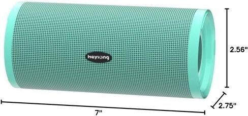 HEYSONG Portable Bluetooth Speaker, Wireless Outdoor Speakers, IPX7 Waterproof, 40H Playtime, TF Card, Loud Stereo Sound for Beach, Boat, Pool, Camping, Bike, Shower, Gifts for Men in Kuwait