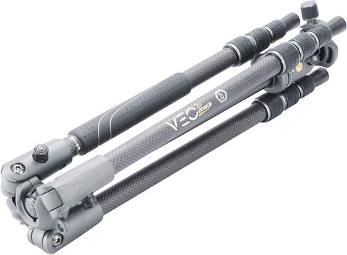 حامل ثلاثي القوائم من VANGUARD VEO2S265CB مصنوع من ألياف الكربون مع رأس كروي وخيار Monopod وحامل هاتف ذكي وأقدام مدببة وحقيبة حامل ثلاثي القوائم in Saudi Arabia