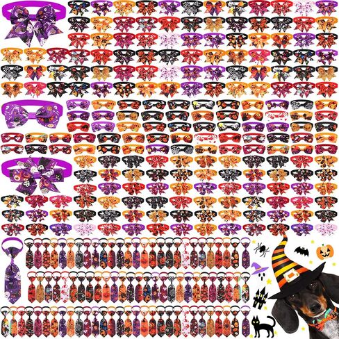 Talltalk 360 Pcs Valentine‘s Day Dog Bow Ties Collar Set St Patrick's Day Dog Neckties Adjustable Dog Grooming Accessories for Dogs Cats Valentines St Patrick's Day Decoration(Valentine) in Kuwait