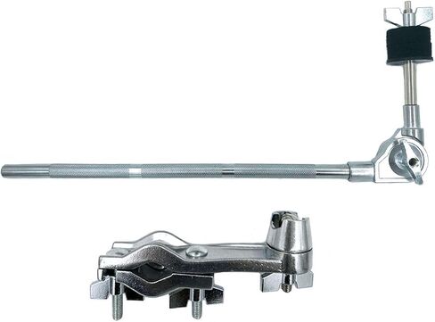 Cymbal Boom Attachment with Multi-Clamp, Short Cymbal Stand Holder Clamp, 360° Adjustment Drum Set Mounting Clamp with Cymbal L-Arm for Cymbal Stand Drum Set Hardware in Saudi Arabia