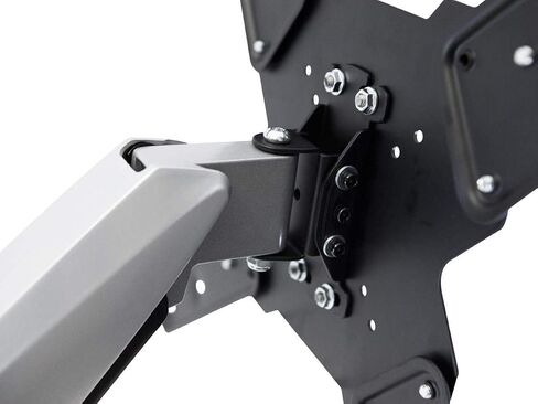 Monoprice Essential Full Motion TV Wall Mount Bracket Low Profile for 23" to 55" TVs up to 77lbs, Max VESA 400x400 in Saudi Arabia
