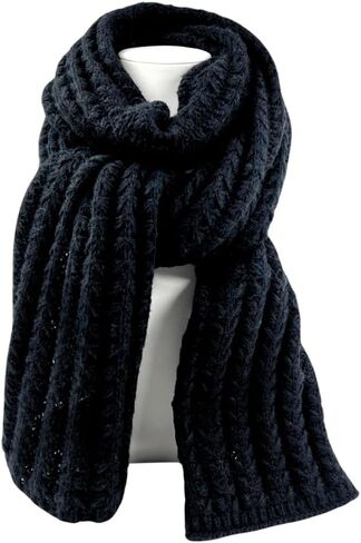 Humble Hilo Knitted Scarves Soft Warm Cozy Scarf Chunky Knit Scarf for Fall and Winter in Saudi Arabia