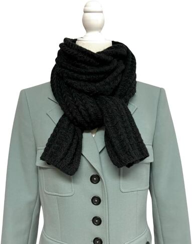 Humble Hilo Knitted Scarves Soft Warm Cozy Scarf Chunky Knit Scarf for Fall and Winter in Saudi Arabia