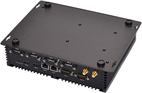IDEARACE Intel i5 CPU Compact Mini Desktop PC Windows 10 Pro, 8GB RAM 512GB SSD, 6xCOM RS232 4xUSB 3.0 2xNICs 2xHD Metal Case in Saudi Arabia