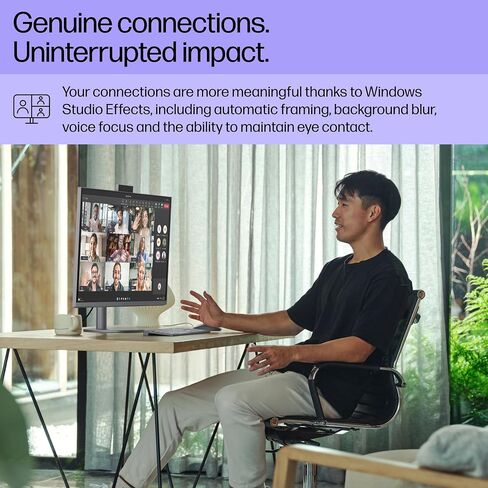 HP OmniStudio X 32 inch All-in-One Desktop PC, 4K UHD Display, Intel Core Ultra 7 155H, 16 GB RAM, 2 TB SSD, NVIDIA GeForce RTX 4050, Windows 11 Home, 32-c0010 in Saudi Arabia