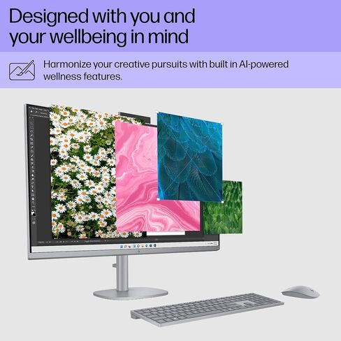 HP OmniStudio X 32 inch All-in-One Desktop PC, 4K UHD Display, Intel Core Ultra 7 155H, 16 GB RAM, 2 TB SSD, NVIDIA GeForce RTX 4050, Windows 11 Home, 32-c0010 in Saudi Arabia