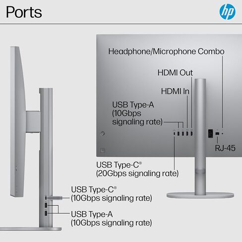 HP OmniStudio X 32 inch All-in-One Desktop PC, 4K UHD Display, Intel Core Ultra 7 155H, 16 GB RAM, 2 TB SSD, NVIDIA GeForce RTX 4050, Windows 11 Home, 32-c0010 in Saudi Arabia