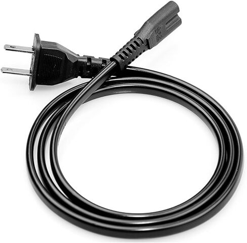 سلك طاقة عالمي للتلفزيون AC 2 Prong متوافق مع Samsung LG TCL Sony LED LCD Insignia Sharp Toshiba JVC Hisense Electronics كبل طاقة بديل in Saudi Arabia