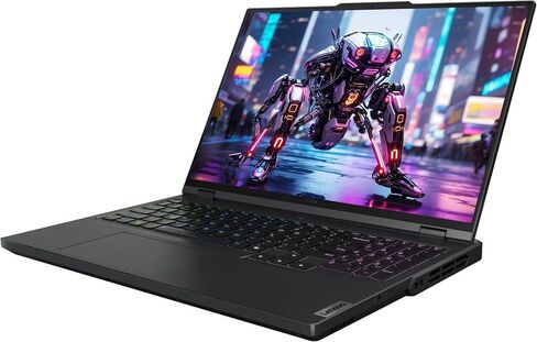 كمبيوتر محمول للألعاب Lenovo Legion Pro 5i، معالج Intel Core i9-14900HX الرابع عشر، شاشة WQXGA مقاس 16 بوصة، ذاكرة وصول عشوائي DDR5 سعة 32 جيجابايت، محرك أقراص PCIe SSD سعة 2 تيرابايت، NVIDIA GeForce RTX 4070، لوحة مفاتيح بإضاءة خلفية، نظام التشغيل Window in Saudi Arabia