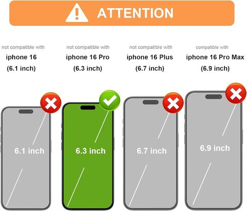 حافظة Vaburs متوافقة مع محفظة iPhone 16 Pro مع حامل بطاقة، نمط فراشة منقوش من جلد البولي يوريثان بأزرار مزدوجة، غطاء واقٍ مقاوم للصدمات لحامل السيارة المغناطيسي 6.3 بوصة (أزرق) in Saudi Arabia